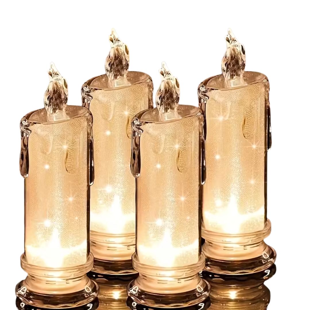 4pcs LED Flameless Candle Lights