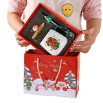3pcs Christmas Gift Set – Ceramic Cup with Lid & Spoon