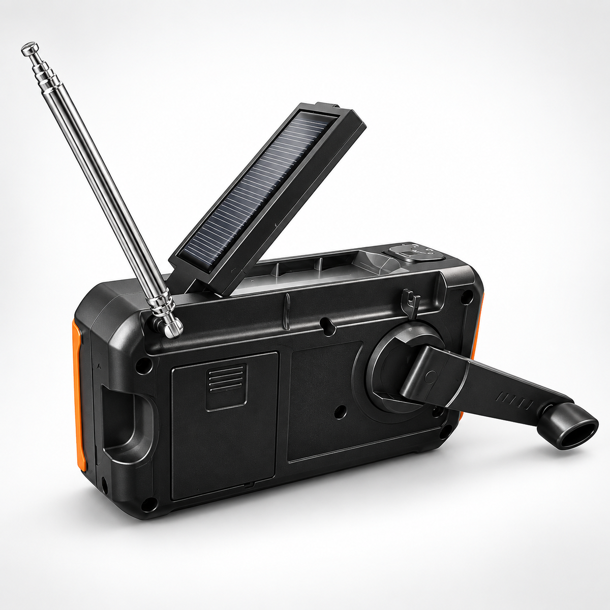 Emergency Crank Radio with Solar and Bluetooth