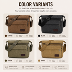 Canvas Crossbody Messenger Bag
