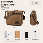 Canvas Crossbody Messenger Bag