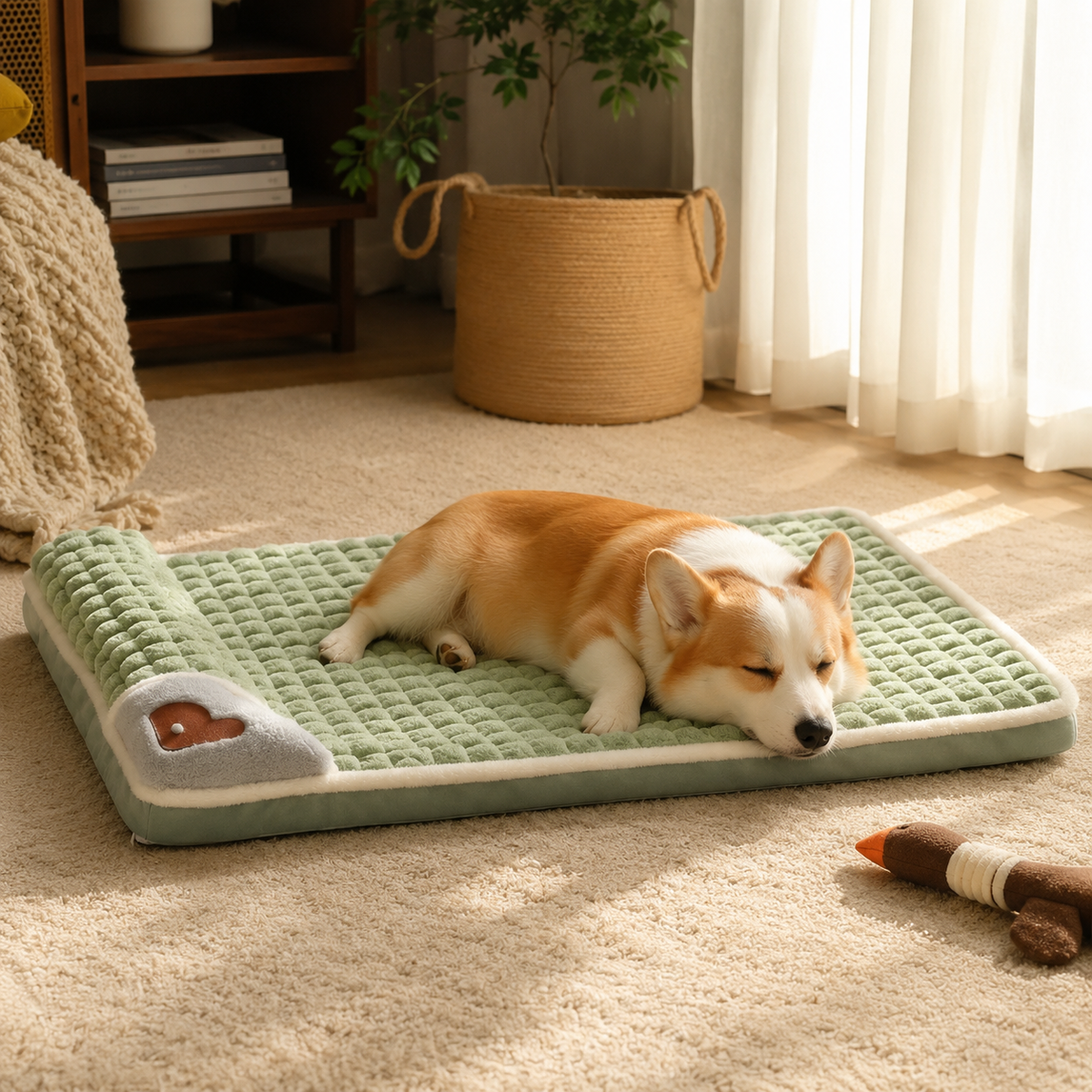 Orthopedic Dog Bed with Memory Foam and Washable Cover