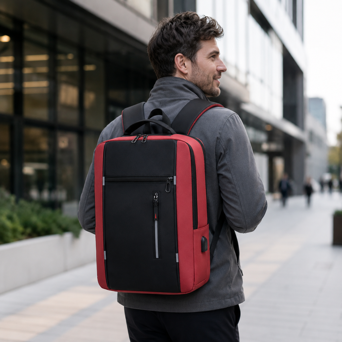 Waterproof Business Laptop Backpack 15.6 Inch