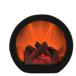Simulated Charcoal Flame Lamp