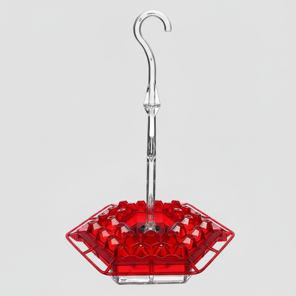 Colorful Bird Feeder with Wide Mouth Fill Ports