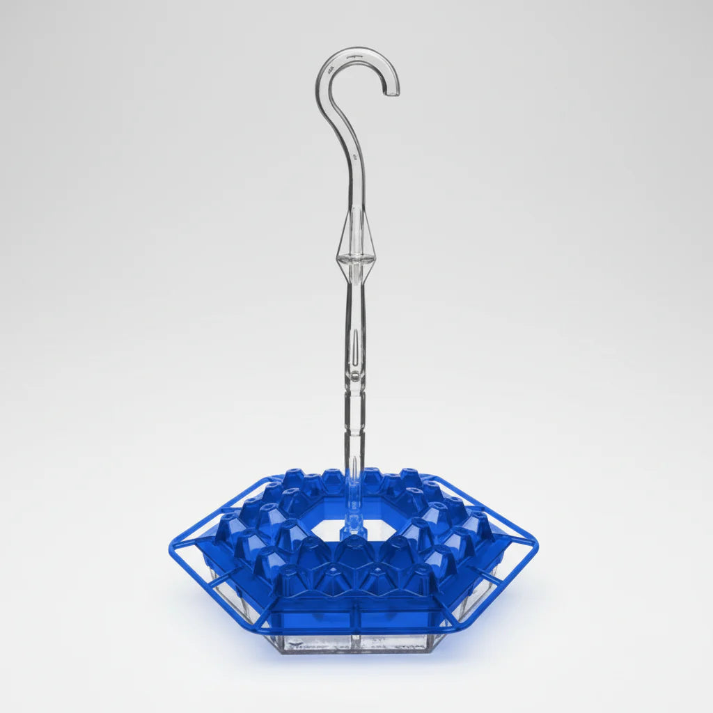 Colorful Bird Feeder with Wide Mouth Fill Ports