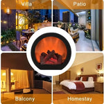 Simulated Charcoal Flame Lamp