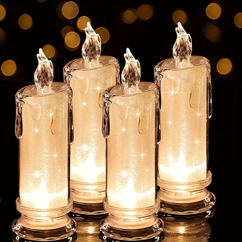 4pcs LED Flameless Candle Lights