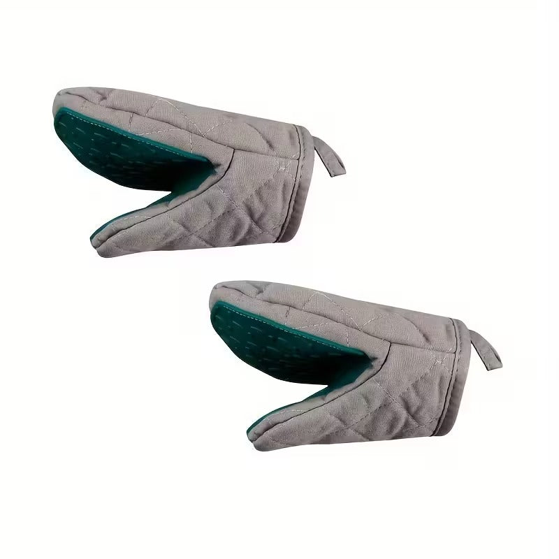 2pcs Quilted Silicone Pot Holders