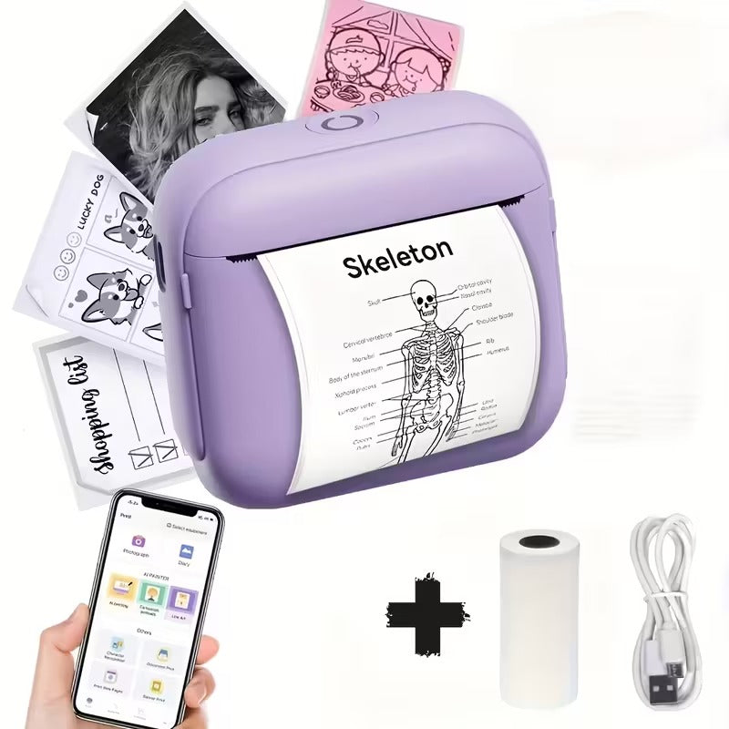 Compact Wireless Mini Printer