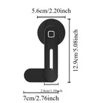 Adjustable Aluminum Laptop Stand with Magnetic Phone Holder