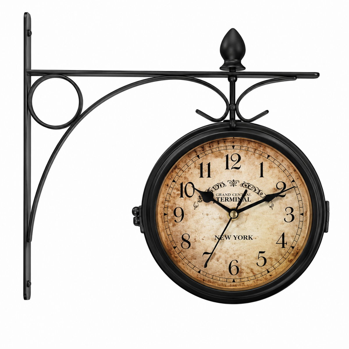 European-Style Double-Sided Wall Clock