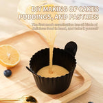 3pcs Black Silicone Non-Stick Air Fryer Baking Pans