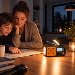 Emergency Crank Radio with Solar and Bluetooth