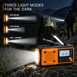 Emergency Crank Radio with Solar and Bluetooth