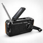 Emergency Crank Radio with Solar and Bluetooth