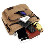Canvas Crossbody Messenger Bag