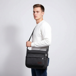 Canvas Crossbody Messenger Bag