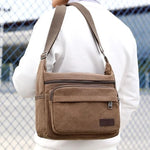 Canvas Crossbody Messenger Bag