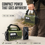 Portable Crank Solar Emergency Radio Power Bank