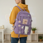Cute Student Backpack with Laptop Sleeve