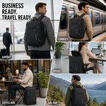 Waterproof Business Laptop Backpack 15.6 Inch
