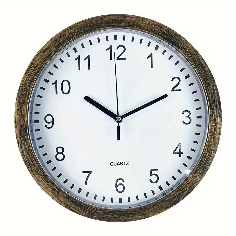 Retro Wall Clock with Hidden Storage