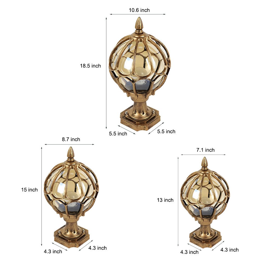 Classic Antique Style Outdoor Lantern Post Light