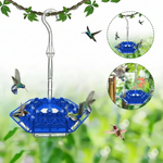 Colorful Bird Feeder with Wide Mouth Fill Ports
