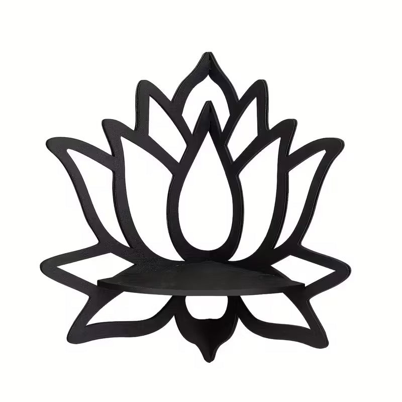 Lotus Flower Wall Corner Shelf