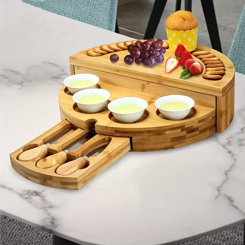Foldable Bamboo Cheese Board