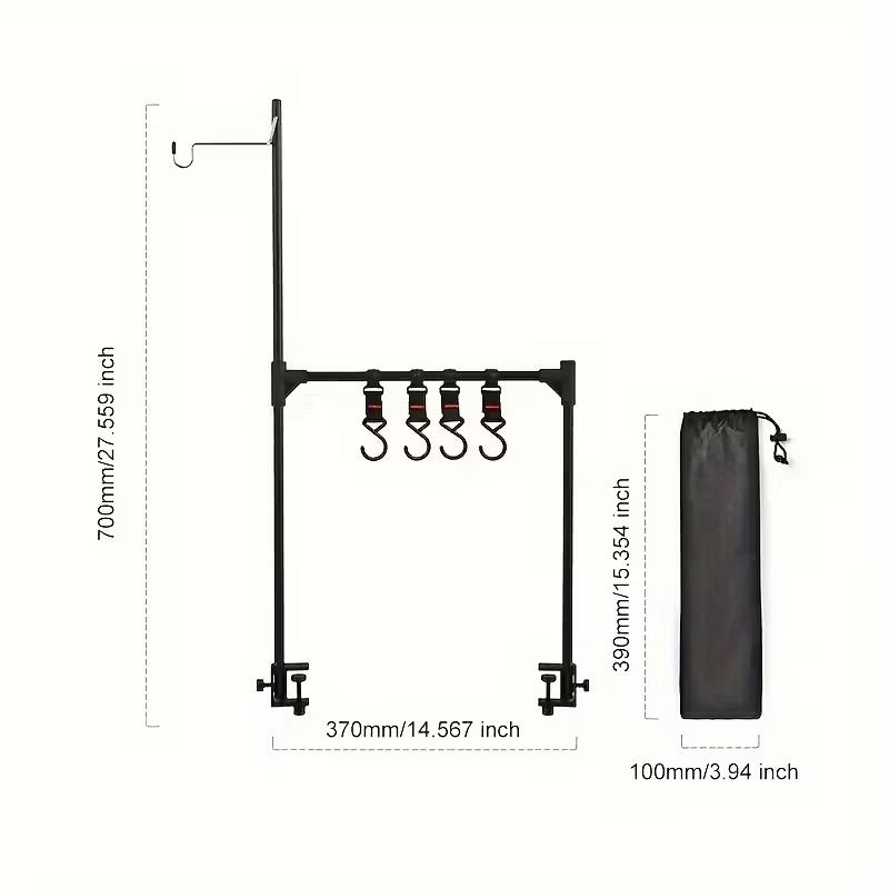 Outdoor Camping Desktop Shelf Hanging Rack