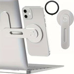 Adjustable Aluminum Laptop Stand with Magnetic Phone Holder