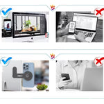 Adjustable Aluminum Laptop Stand with Magnetic Phone Holder