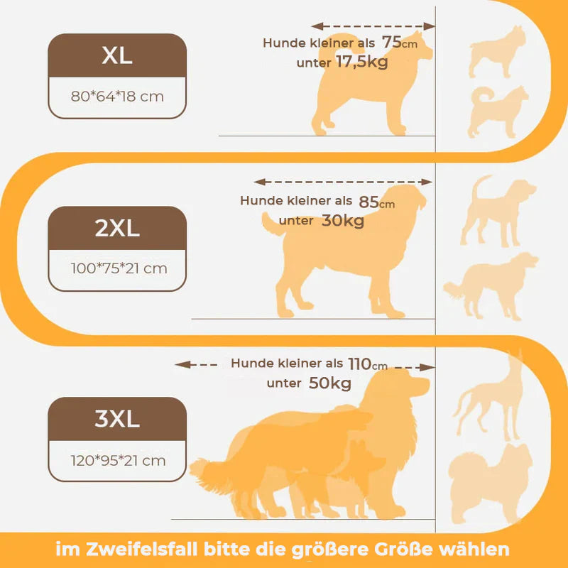 Comfortable Pet Bed Memory Foam with Bolster Support