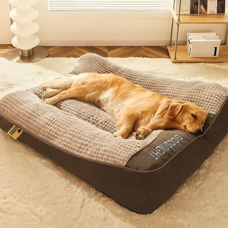Comfortable Pet Bed Memory Foam with Bolster Support - Vorem