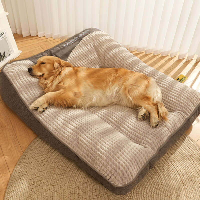 Comfortable Pet Bed Memory Foam with Bolster Support