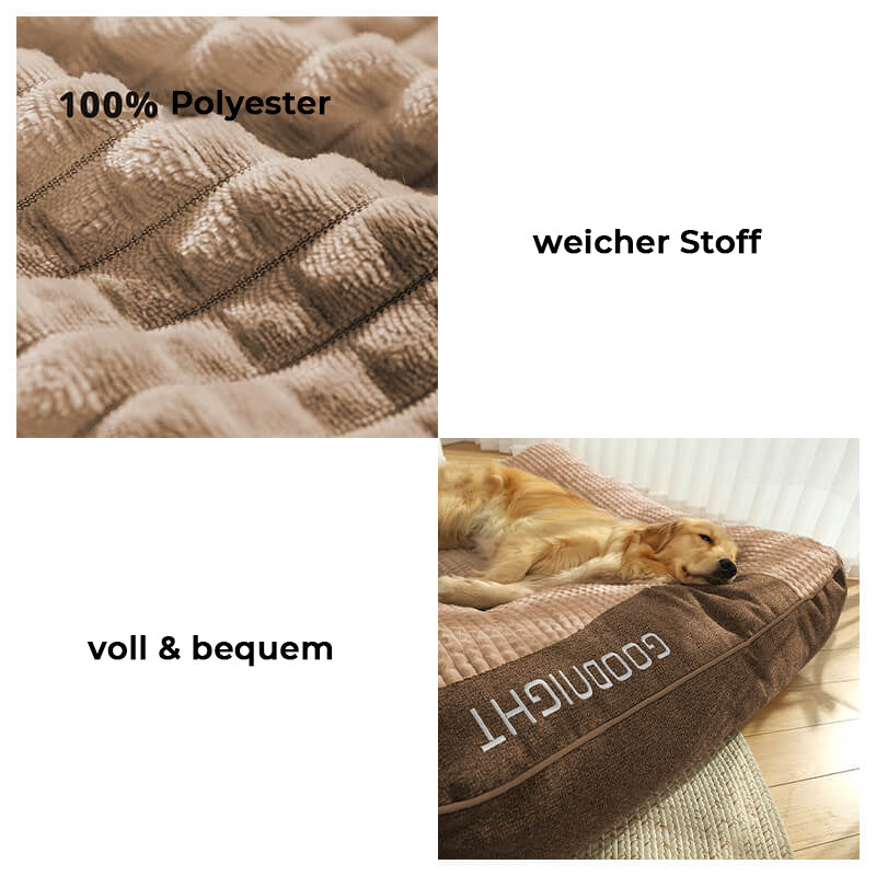Comfortable Pet Bed Memory Foam with Bolster Support