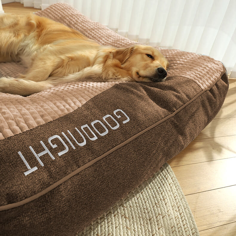 Comfortable Pet Bed Memory Foam with Bolster Support