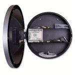 Retro Wall Clock with Hidden Storage