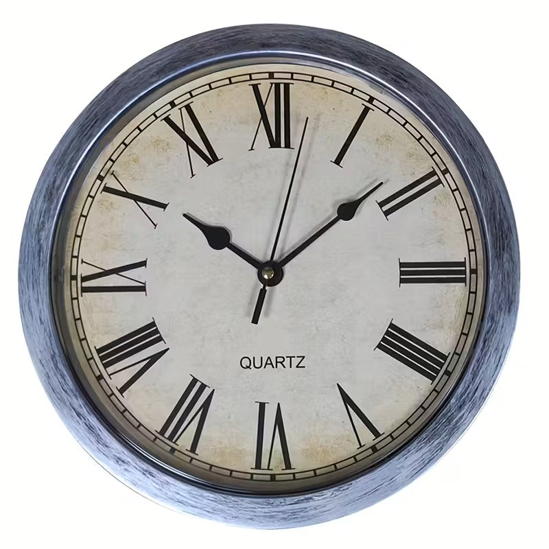 Retro Wall Clock with Hidden Storage